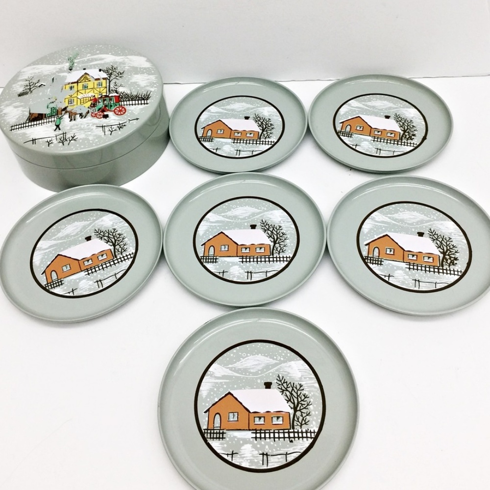 Set 6 Studio Nova Original Design Japan Coasters